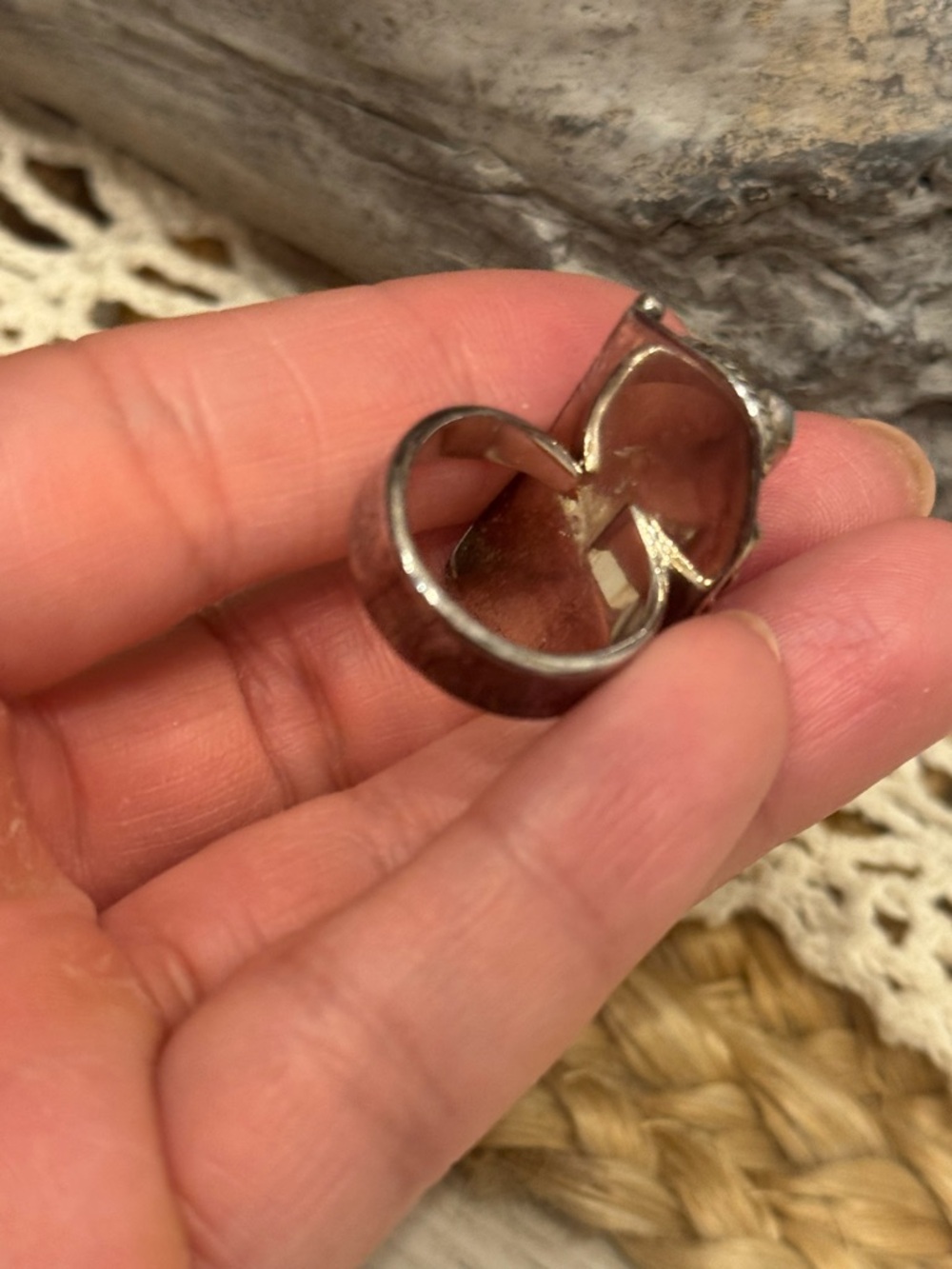 GOLDEN HILLS TURQUOISE 925 STERLING SILVER ADJUSTABLE RING - Picture 4 of 17